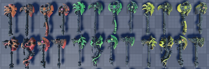 Stylized Fantasy Axe Pack preview 3