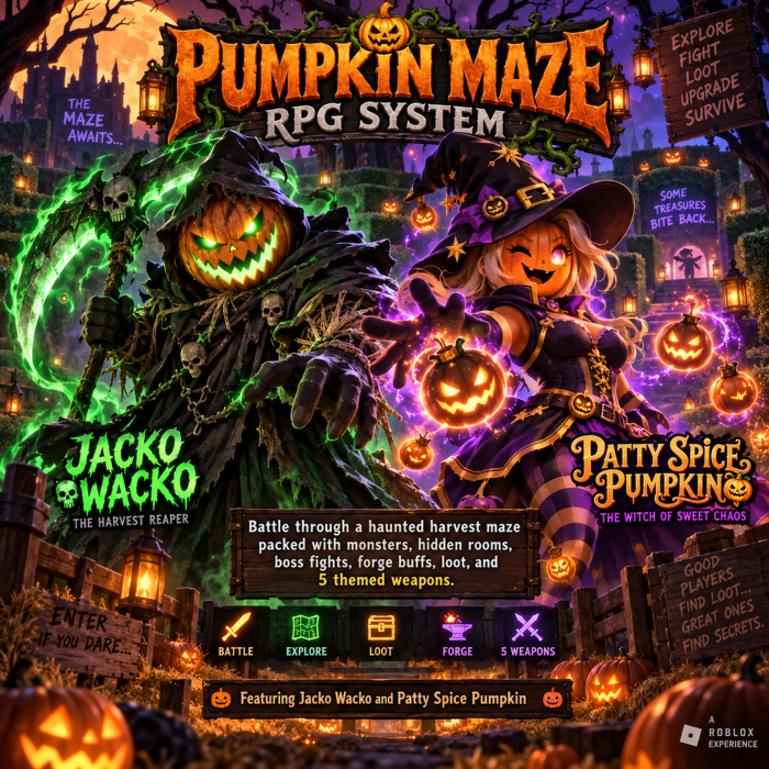 Pumpkin Maze RPG System preview 1