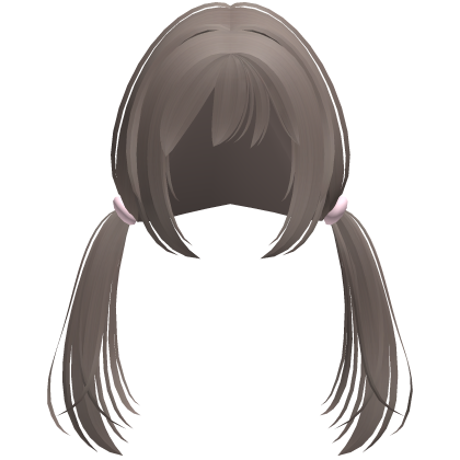 ash manga cutie loose low pigtails