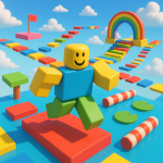 Fun Colorful Rainbow Obby Games!