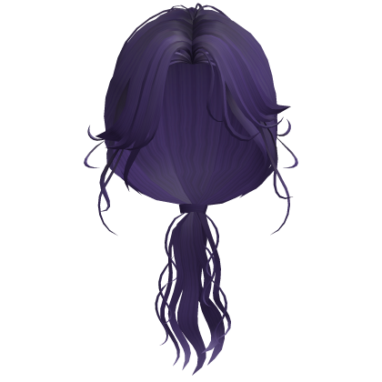 Purple Low Ponytail