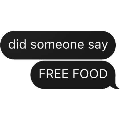 did someone say FREE FOOD text Roblox item