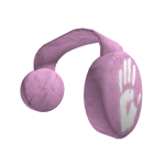 Pink Hellprint Headphones
