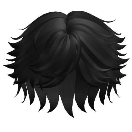 Stylish Wavy Black Middle Part