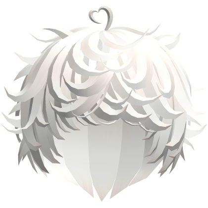 Platinum Cute Swirly Curly Kawaii Messy Hair Roblox item