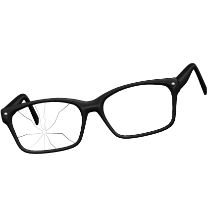 Tilted Shattered Glasses Roblox item