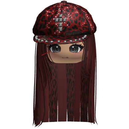 Cheetah Red Swag 2016 Straight Long Hair