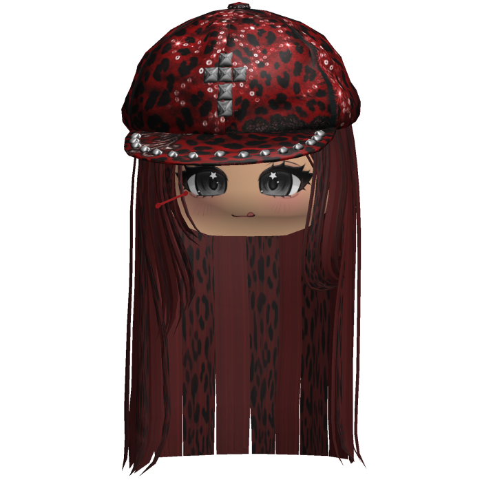 Cheetah Red Swag 2016 Straight Long Hair
