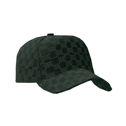 Gorra Monograma De Diseñador Green (Hacia Atrás) thumbnail