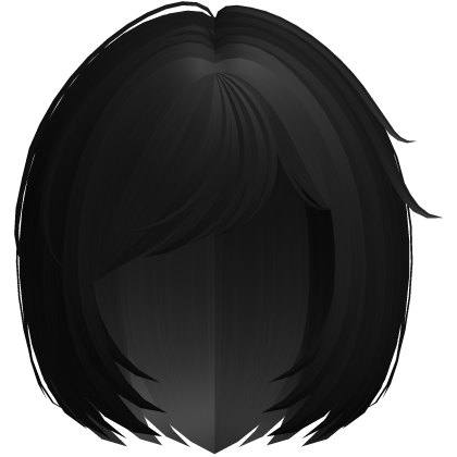♱ cute gothic short messy bob in black