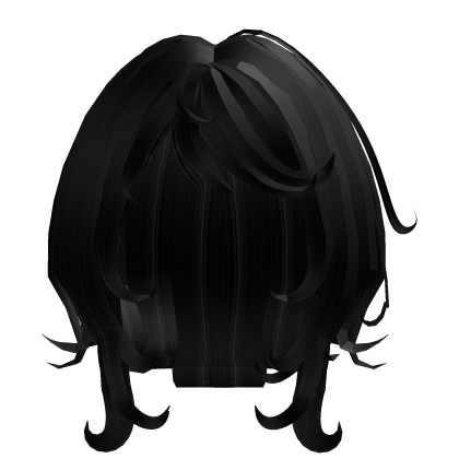 swirly short cute bob jellyfish hair black