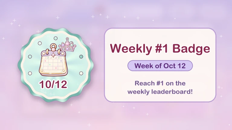 Weekly No.1 Badge