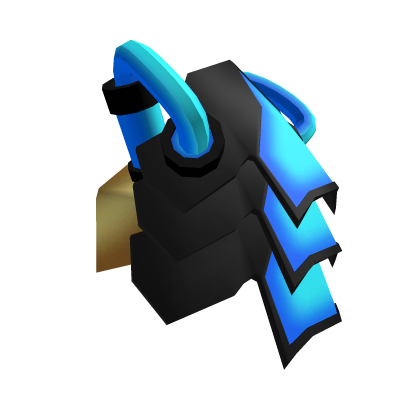 Left Sci-fi Samurai Shoulder Guard