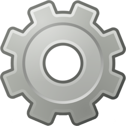 Settings icon Roblox decal