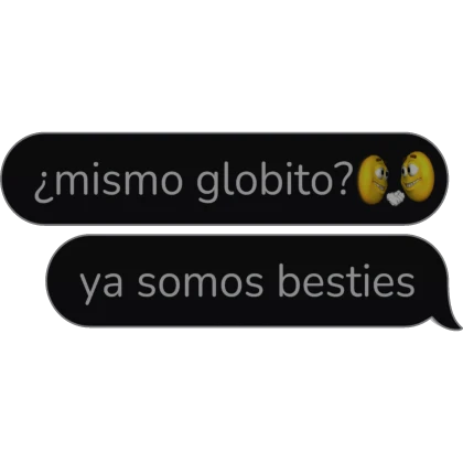 mismo globito ya somos besties Spanish Text Bubble Roblox item render