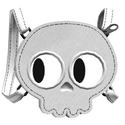 [Animated] Black Skull Backpack Following Eyes 3.0