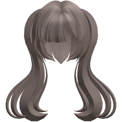 moe thick long fluffy ponytails ash brown