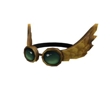 Roblox Item Golden Winged Goggles