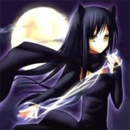 Dark anime cat Roblox decal