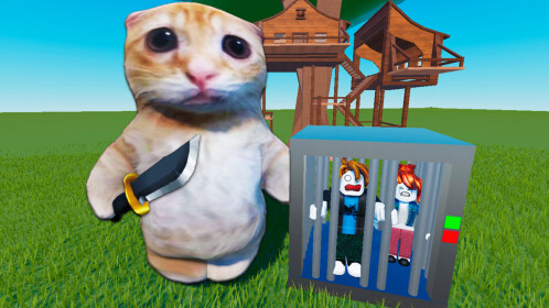 🐱Survive Ay Mi Gatito The Killer!