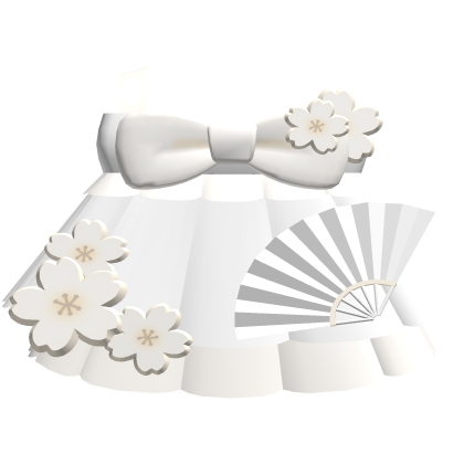 . ‿ ♡ cherry blossom dress in white