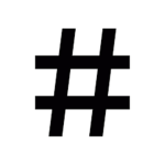 No hastag hangout group