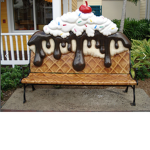Ice cream bench club