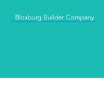Bloxburg builder company