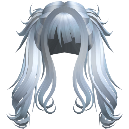Cute Swirly Long Pigtails (Sky Blue) Roblox item