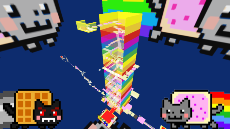 🐱 Nyan Cat Troll Tower  screenshot 2