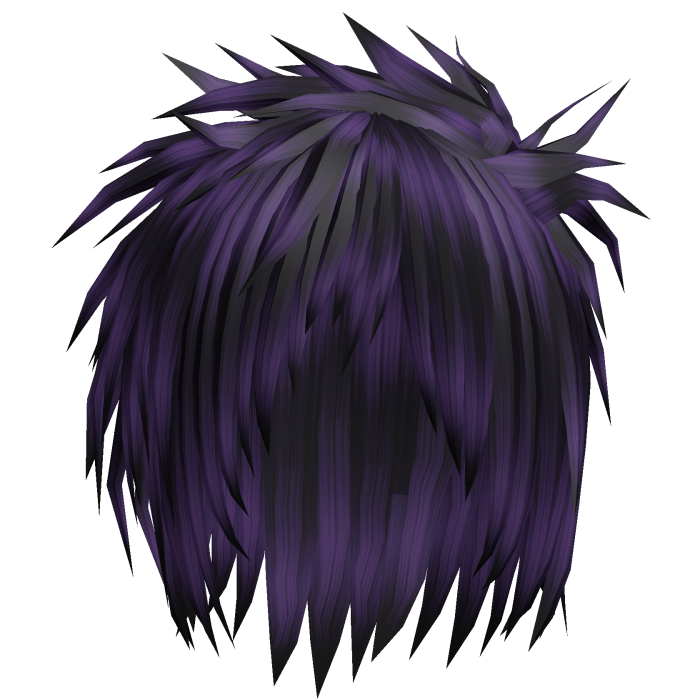 Purple Gyaruo J-rock Visual Kei Messy Hair 73.