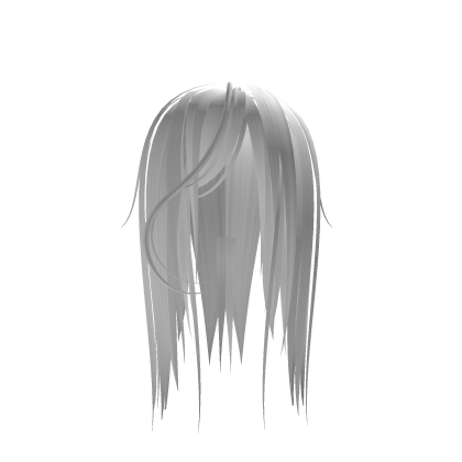 Scene emo white long gothic hair Roblox item