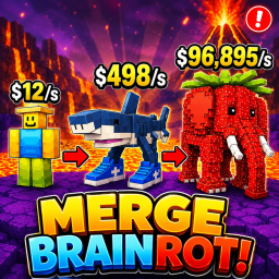 Merge A Brainrot Tower!