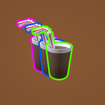 glass of chocolate milk