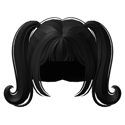 Fairy Swirly Pigtails Black