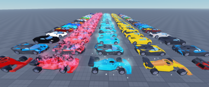 95 Low-Poly Supercar Pack | 5 Variants | Car Model preview 2