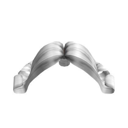 White Ponytail Extension Roblox item