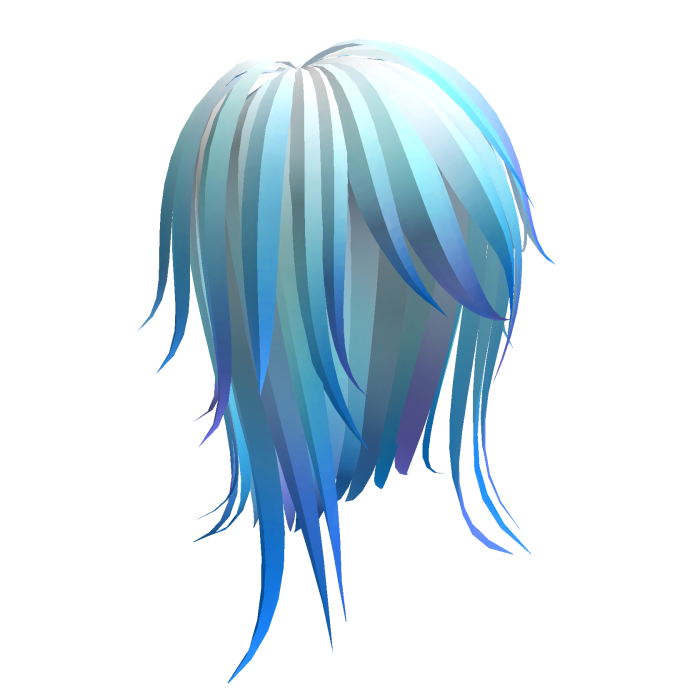 Long Layered Scene Hair - Pastel Gradient