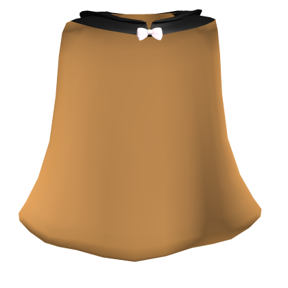  ノ꒰ Cute Matching Bow Witch Cape in Orange ꒱ Roblox item