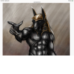 The gods of Egyptian mythology.