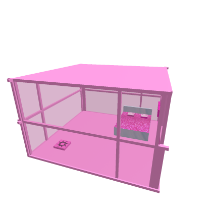 Pink House /w Windows/Glass Walls