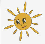 Sunny happy face