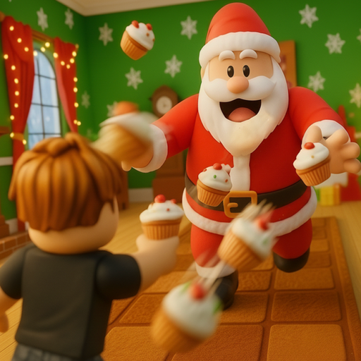 [FREE UGC] Пятёрочка: Битва за новогодний стол 🍗 official Roblox game thumbnail