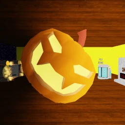 Saturn wakes up (holloween) icon