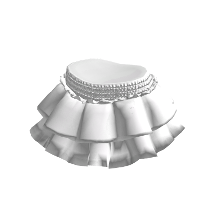 White Ruffle Mini Short Dress v2