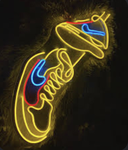 Neon drips