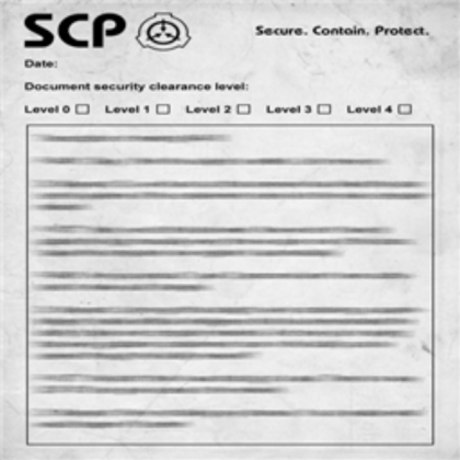 SCP Paper Texture Roblox decal