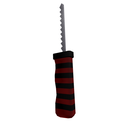 Red & Black Striped Mouth Pumpkin Carver 
