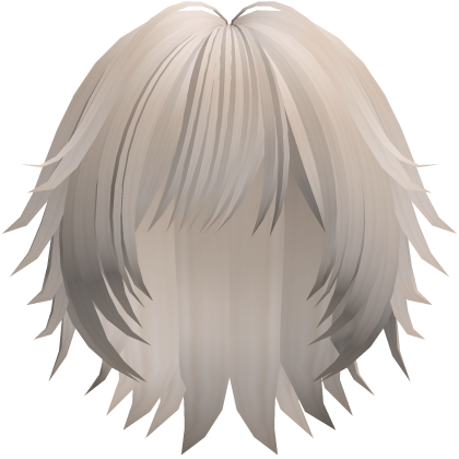 spiky messy emo boy hair in blonde