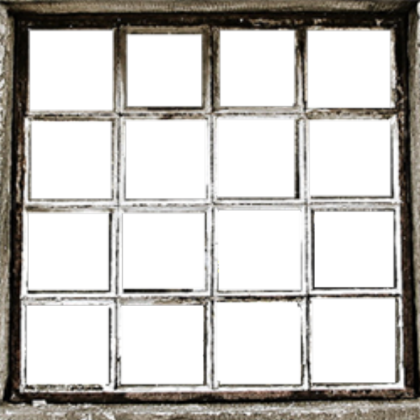 old window- transparent Roblox decal
